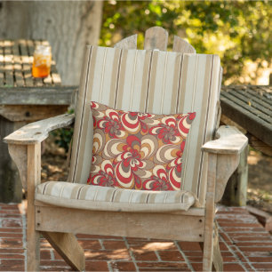 Mediterranean  tile bohemian aesthetic  outdoor pillow