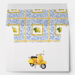 Mediterranean Tile Bridal Envelope