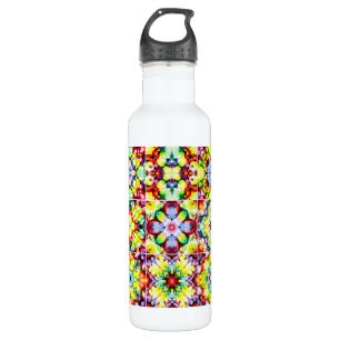 Mediterranean Tiles, Alcohol Ink Tiles, Majolica 710 Ml Water Bottle