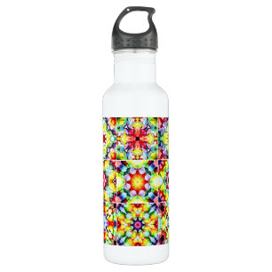 Mediterranean Tiles, Alcohol Ink Tiles, Majolica 710 Ml Water Bottle