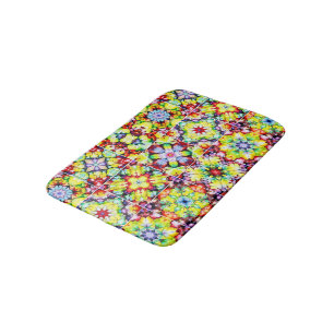 Mediterranean Tiles, Alcohol Ink Tiles, Majolica Bath Mat
