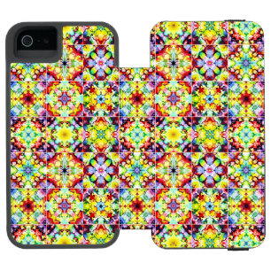 Mediterranean Tiles, Alcohol Ink Tiles, Majolica Incipio Watson™ iPhone 5 Wallet Case