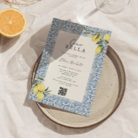Mediterranean Tiles Amalfi Capri Bridal Shower