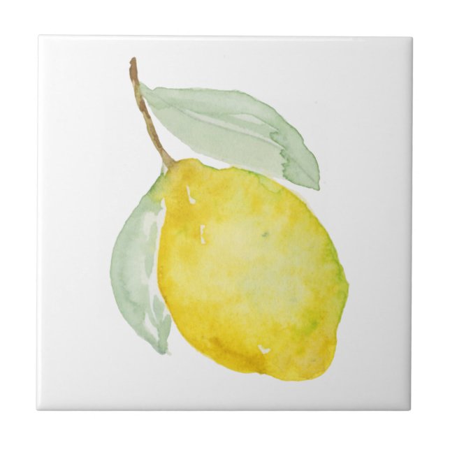 Mediterranean tiles,lemon Sicilian style   Tile (Front)