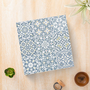 Mediterranean Tiles, Moroccan, Majolica, Azulejo Binder