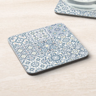 Mediterranean Tiles, Moroccan, Majolica, Azulejo Coaster