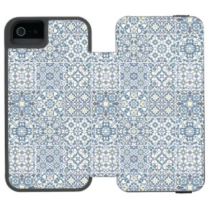 Mediterranean Tiles, Moroccan, Majolica, Azulejo Incipio Watson™ iPhone 5 Wallet Case