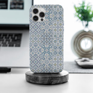 Mediterranean Tiles, Moroccan, Majolica, Azulejo iPhone 15 Pro Max Case