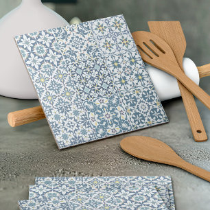 Mediterranean Tiles, Moroccan, Majolica, Azulejo Tile