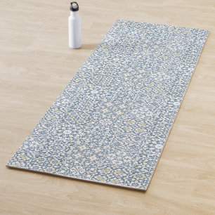 Mediterranean Tiles, Moroccan, Majolica, Azulejo Yoga Mat