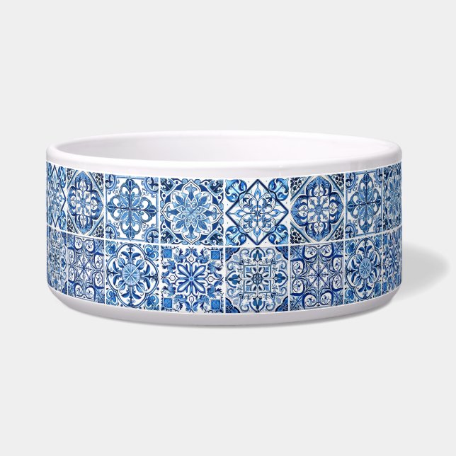 Mediterranean Tiles, Portugese, Azulejo, Majolica (Front)