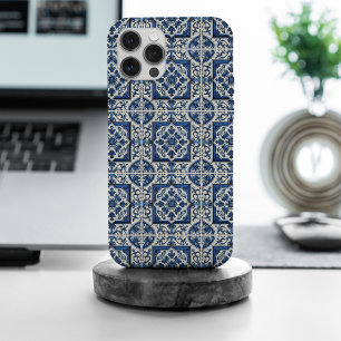 Mediterranean Tiles, Portuguese, Azulejo, Majolica iPhone 15 Pro Max Case