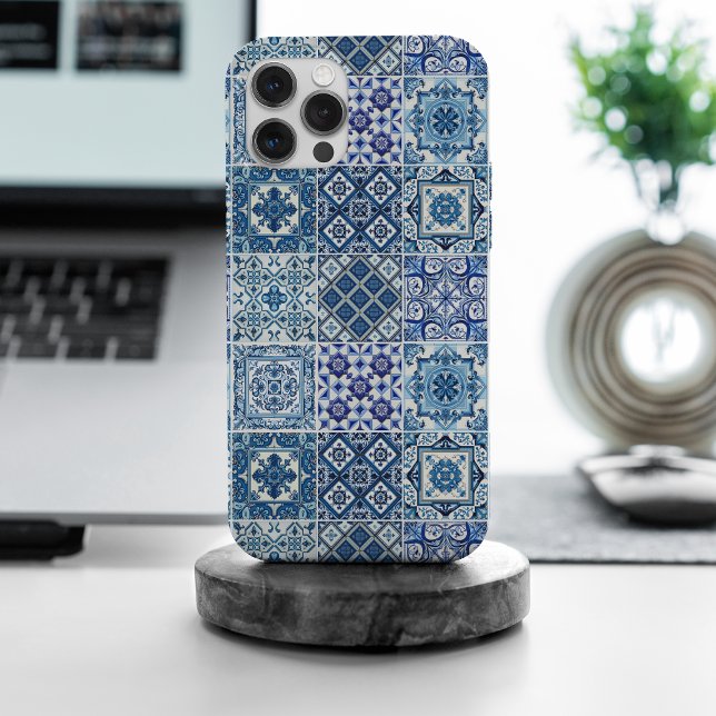 Mediterranean Tiles, Portuguese, Azulejo, Majolica Case-Mate iPhone Case (Creator Uploaded)