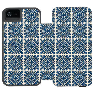 Mediterranean Tiles, Portuguese, Azulejo, Majolica Incipio Watson™ iPhone 5 Wallet Case