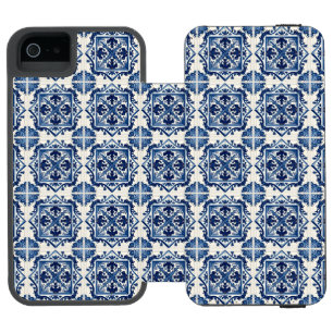 Mediterranean Tiles, Portuguese, Azulejo, Majolica Incipio Watson™ iPhone 5 Wallet Case
