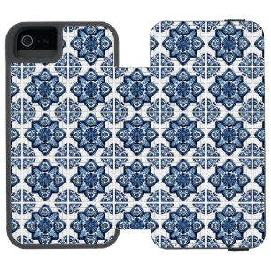 Mediterranean Tiles, Portuguese, Azulejo, Majolica Incipio Watson™ iPhone 5 Wallet Case