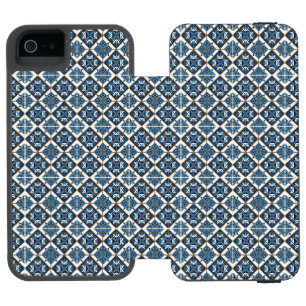 Mediterranean Tiles, Portuguese, Azulejo, Majolica Incipio Watson™ iPhone 5 Wallet Case