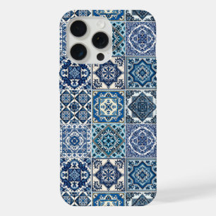 Mediterranean Tiles, Portuguese, Azulejo, Majolica iPhone 15 Pro Max Case
