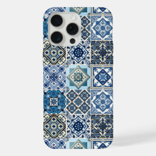 Mediterranean Tiles, Portuguese, Azulejo, Majolica iPhone 15 Pro Max Case