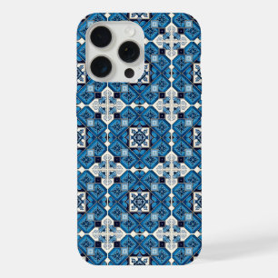 Mediterranean Tiles, Portuguese, Azulejo, Majolica iPhone 15 Pro Max Case