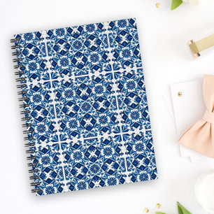 Mediterranean Tiles, Portuguese, Azulejo, Majolica Planner