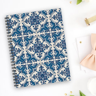 Mediterranean Tiles, Portuguese, Azulejo, Majolica Planner