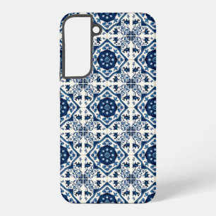 Mediterranean Tiles, Portuguese, Azulejo, Majolica Samsung Galaxy Case