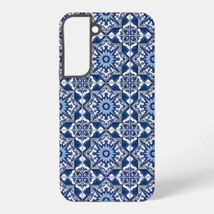 Mediterranean Tiles, Portuguese, Azulejo, Majolica Samsung Galaxy Case