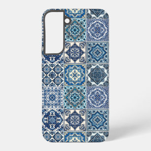 Mediterranean Tiles, Portuguese, Azulejo, Majolica Samsung Galaxy Case
