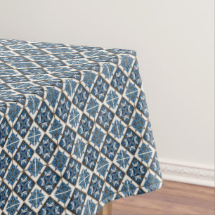 Mediterranean Tiles, Portuguese, Azulejo, Majolica Tablecloth