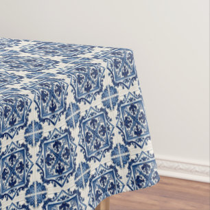 Mediterranean Tiles, Portuguese, Azulejo, Majolica Tablecloth