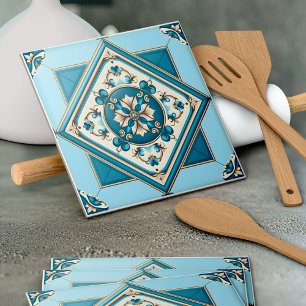 Mediterranean Tiles, Portuguese, Azulejo, Majolica Tile