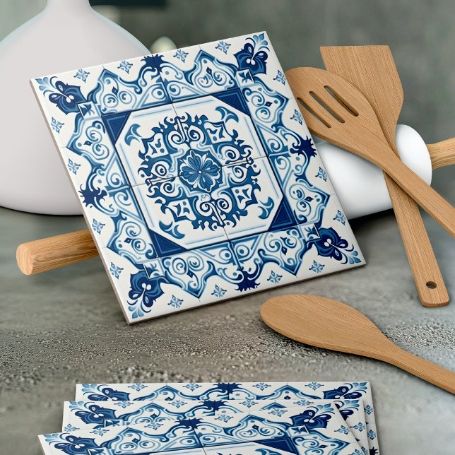 Mediterranean Tiles, Portuguese, Azulejo, Majolica Tile (Creator Uploaded)