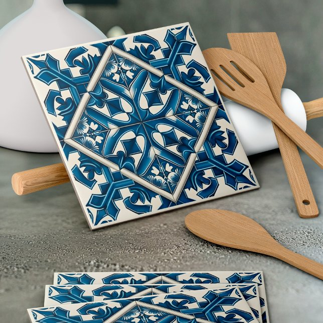 Mediterranean Tiles, Portuguese, Azulejo, Majolica Tile (Creator Uploaded)