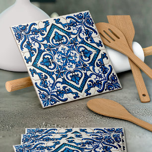 Mediterranean Tiles, Portuguese, Azulejo, Majolica Tile