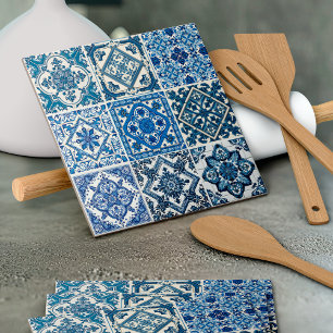 Mediterranean Tiles, Portuguese, Azulejo, Majolica Tile