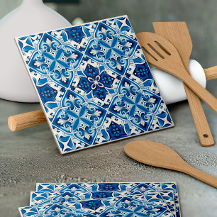 Mediterranean Tiles, Portuguese, Azulejo, Majolica Tile