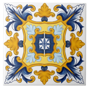 Mediterranean tiles,Sicilian tiles,majolica  Tile