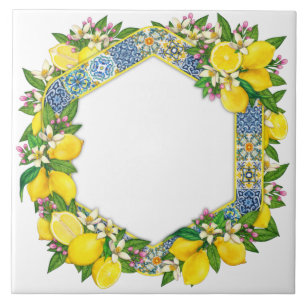 Mediterranean Traditional Pattern Ceramic Tile