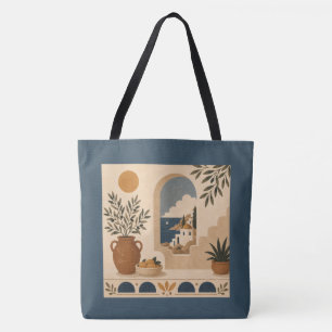 Mediterranean Window Tote Bag