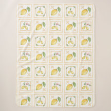 Mediterrenean Citrus Lemon pattern