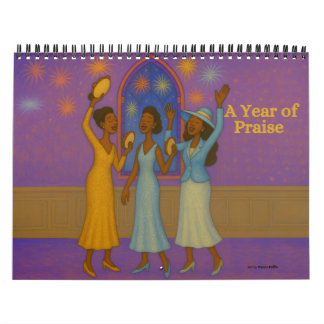 Medium African American Praise Calendar