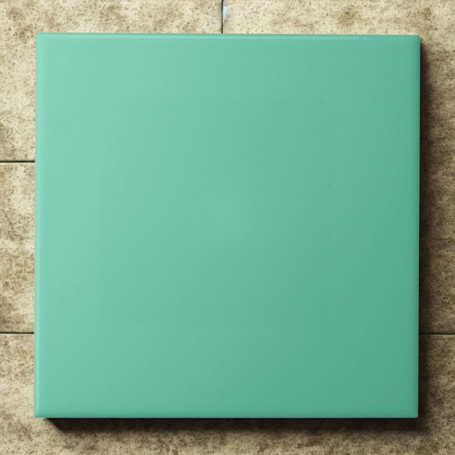 Medium Aquamarine #66cdaa Fresh Green Accent Tile (Creator Uploaded)