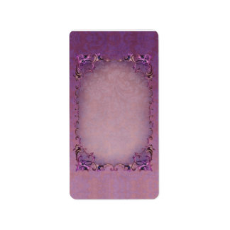 Medium Autumn Brocade Apothecary Label
