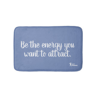 Medium Bath Mat | Eco Fitness Be The Energy Colour