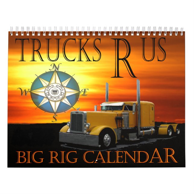 Medium Big Rig Calendar 2021 (Cover)