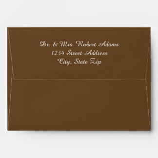 Medium Brown - Envelope