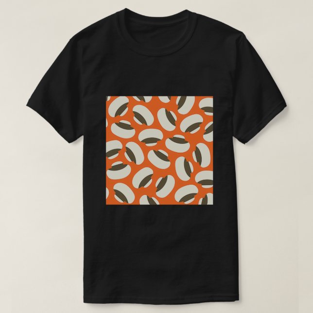 Medium button mushroom pattern T-Shirt (Design Front)