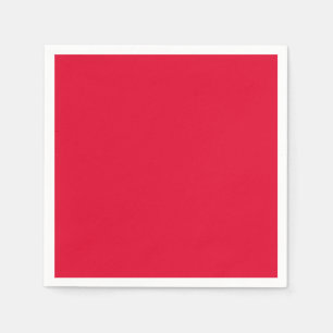 Medium Candy Apple Red Solid Colour Napkin
