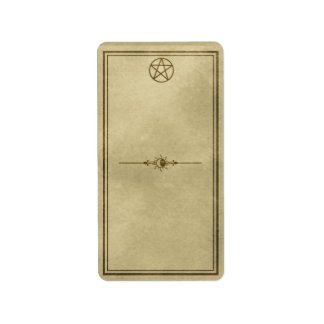 Medium Celestial Pentacle Apothecary Label